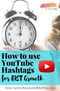 how to use youtube hashtags