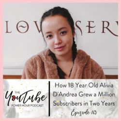 Alivia D'Andrea YouTube Power Hour Erika Vieira